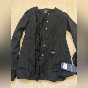 Cherokee Black NWT scrub jacket